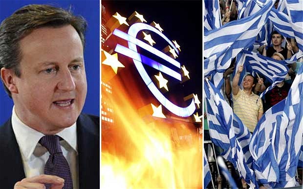 Prime Minister, David Cameron to pressurize the eurozone countries to avoid the single currency crisis